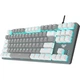 Клавиатура Aula F3287 Keycap KRGD Blue USB UA White/Grey (6948391240688) - изображение 8