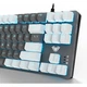 Клавиатура Aula F3287 Keycap KRGD Blue USB UA White/Grey (6948391240688) - изображение 4