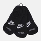 Носки женские короткие Nike U Nk Evryday Plus Cush Footie DN3314-010 34-38 Черные (195244776986) - изображение 1