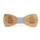 Дерев'яна Краватка-Метелик Gofin wood 11,5х4,5 см (acs0002477) - зображення 1