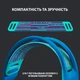 Навушники Logitech G733 Lightspeed Wireless RGB Gaming Headset Blue (981-000943) - зображення 2