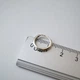 Серебряная сережка кольца 10 мм поштучно серебро 925 56058 0.50г - изображение 13