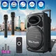 Мощная Акустическая система Su-Kam 150D-7500 mAh Беспроводная Bluetooth колонка +2 радио микрофона + пульт - изображение 1