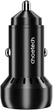 Автомобільний зарядний пристрій CHOETECH TC0014-BK USB-A USB Type-C - зображення 2