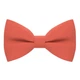 Бабочка Bow Tie House маленькая Coral льняная 10251S - изображение 1