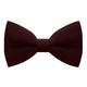 Метелик Bow Tie House маленький темно-червоний - креп 10473S - зображення 1