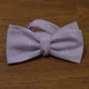 Галстук Bow Tie House Basic бабочка серая с якорями двухсторонняя 05102 - изображение 1