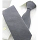 Краватка Bow Tie House Basic вузька сіра замшева тканина 06186 - зображення 2