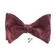 Галстук-бабочка Bow Tie House самовяз атласная бордовая 09890 - изображение 1