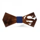 Дерев'яна Краватка-Метелик Gofin wood 11,5х4,5 см (acs0002600) - зображення 1