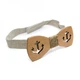 Дерев'яна Краватка-Метелик Gofin wood 11,5х4,5 см (acs0002526) - зображення 3