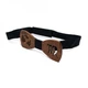 Галстук Бабочка деревянный Gofin wood 11,5х4,5 см (acs0002658) - изображение 3