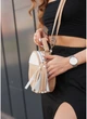 Женская круглая сумка кроссбоди Sambag 20х20х10 см 000195641 - изображение 3
