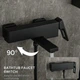 Смеситель для ванны короткий гусак черный Gappo 1/4 G3217-6 - изображение 3