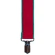 Подтяжки Bow Tie House красные с зеленой окантовкой 07797 - изображение 4
