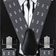 Подтяжки Bow Tie House длинные галстучные серые с узором 07493L - изображение 2