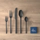 Набір столових приборів 20 шт Black Manufacture Rock Villeroy & Boch (1265569058) - зображення 1