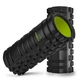 Масажний ролик (роллер) PowerPlay 4025 Massage Roller Чорно-зелений (33x15см.) - изображение 1
