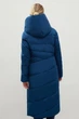 Довга жіноча зимова куртка Finn Flare FWB11010-175 синя XS - зображення 4