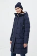Длинная зимняя куртка женская Finn Flare FWB11068-101 down fill синяя S - изображение 3