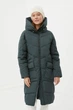 Длинная женская зимняя куртка Finn Flare FWB110138-530 зеленая L - изображение 1