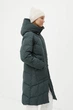 Длинная женская зимняя куртка Finn Flare FWB110138-530 зеленая L - изображение 3