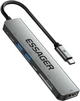 USB-хаб Essager 7 in 1 USB C HUB 60W HDMI 4K, Type-C, USB 3.2, USB 2.0, TF, SD Grey (EHB07-QH0G-Z) - изображение 1