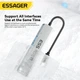 USB-хаб Essager 7 in 1 USB C HUB 60W HDMI 4K, Type-C, USB 3.2, USB 2.0, TF, SD Grey (EHB07-QH0G-Z) - изображение 10