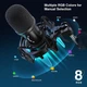 Fifine K651 AmpliRocket USB микрофон с стойкой, пауком, RGB подсветкой - изображение 4