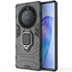Чехол с подставкой Deexe Hybrid Case для Honor Magic 5 Lite - Black - изображение 2