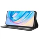 Чехол-книжка Deexe Retro Style для Honor X8a - Black - изображение 3