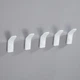 Гачки з алюмінію Fumei JIN-Aluminum Nordic (Screws) Білі 2шт - зображення 3