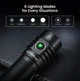 Ліхтар Sofirn SC18 black SST40 1800lm + акумулятор - зображення 5