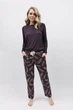 Піжама жіноча Cyberjammies Lana 9823-9813 16/XL Коричневий (5051877461925) - зображення 1