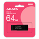 Флеш-накопичувач ADATA USB 3.2 UC310 64Gb Black (UC310-64G-RBK) - изображение 2