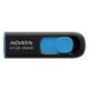 Флеш-накопичувач A-DATA UV128 USB 3.2 Gen 1 (USB 3.0) 256GB Black/Blue (AUV128-256G-RBE) - зображення 1