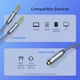 Аудио кабель Essager Teana Headphone Audio Splitter 3.5 мм Female to Dual 3.5 мм Jack Male Aux Cable 0.25 м Grey (EYPS35-TLB0G) - изображение 5