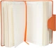 Блокнот деловой Comix А5 Искусственная кожа 122 листов Линия Оранжевый (C5701-orange) - изображение 2