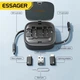 Кабель Essager Type-C to Type-C + Набор переходников коннекторов Multifunctional Retractable Cable Organizer Box Black (ECJHZ-JC01-P) - изображение 3