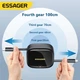 Кабель Essager Type-C to Type-C + Набор переходников коннекторов Multifunctional Retractable Cable Organizer Box Black (ECJHZ-JC01-P) - изображение 8