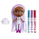 Набір для творчості лялька Crayola Colourn Style Friends 918936/89393 Віолетта (8720077189393) - зображення 7