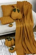 Плед Прованс Happy Fall Kosa Охра 130х170 см Жовтий (7146) - зображення 4