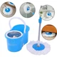 Швабра з відром Spin MOP 360 Турбо Синя 10 л з автоматичним віджимом для вологого прибирання підлоги - зображення 2