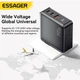 Зарядний пристрій Essager Advance 140W GaN Travel Charger 2 C + USB A EU Black (ECT2CA-ZCB01-Z) - зображення 7