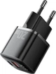 Зарядний пристрій Essager Camber 20W GaN Travel Phone Charger USB A + Type C EU Black (ECTAC-HMB01-P) - зображення 2