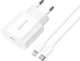 Зарядний пристрій Essager Vanjane Travel Phone Charger Set PD20W with PD 20W cable Type C to Lightning EU White (EFJB02-XBL02-T) - изображение 1