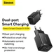 Сетевое зарядное устройство Baseus CCXJ010201 Compact 10.5W 2xUSB black - изображение 12