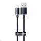 Кабель Cable Baseus CAJY000001 Crystal Shine Series Lightning 2.4A 1.2m black - изображение 1