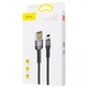 Кабель Baseus CALKLF-HG1 Cafule Lightning Special Edition 1.5A 2 m black/gray - изображение 3