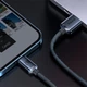 Кабель Cable Baseus CAJY000001 Crystal Shine Series Lightning 2.4A 1.2m black - изображение 8